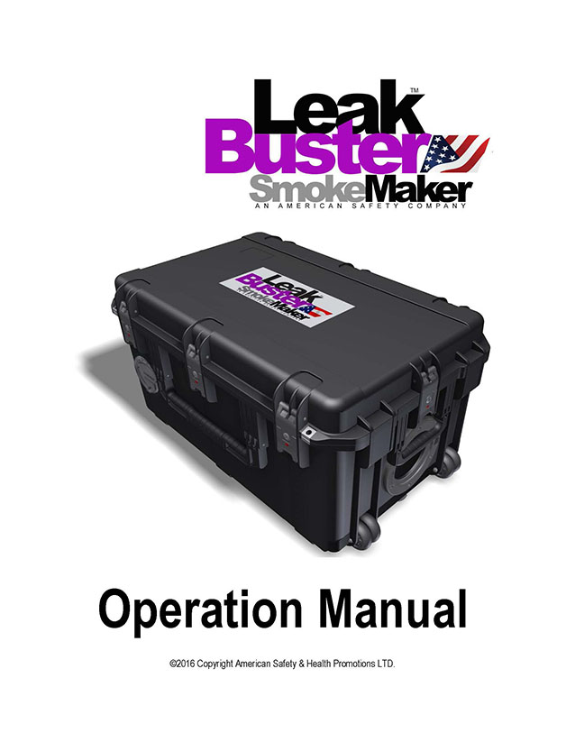 Leak Buster Manual